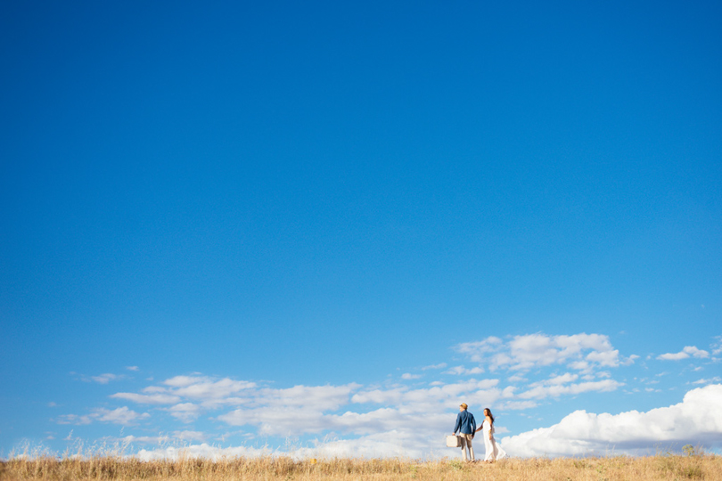Doblelente Boda - preboda en campos de trigo