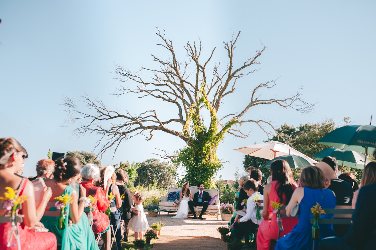 Boda en Finca Aldeallana - DoblelenteBoda - Nira y Alberto